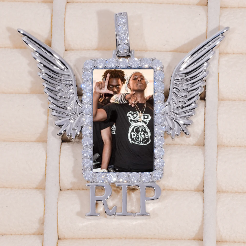 RIP WING 3D CUSTOM PICTURE PENDANT