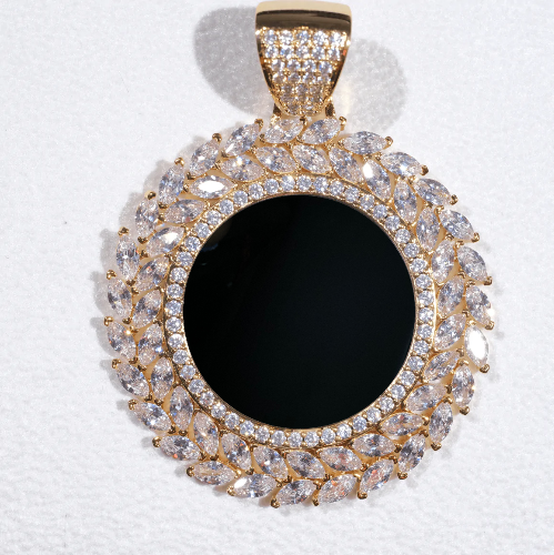 Large 3D Wheat Ear Custom Picture Pendant