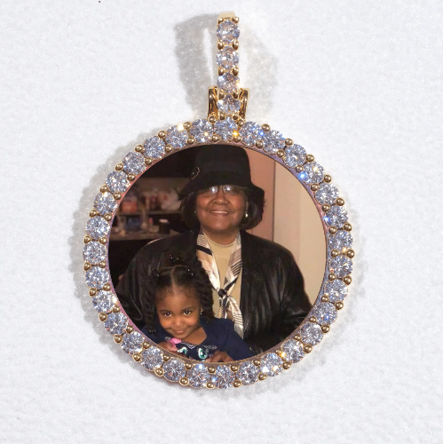 3D CIRCLE CUSTOM PICTURE PENDANT SMALL SIZE