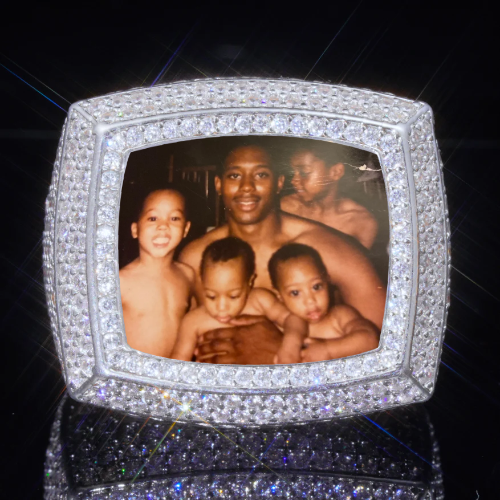 3D CUSTOM PICTURE ICED RING