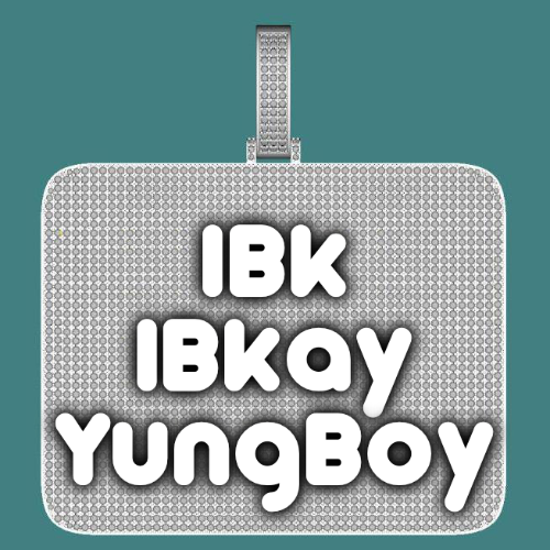 CUSTOM LETTER NECKLACE 3D BIG SQUARE