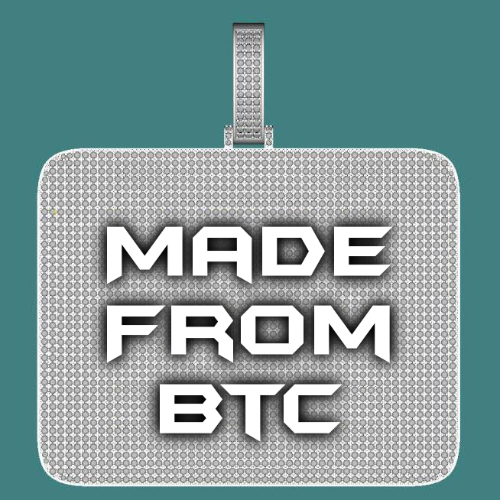 CUSTOM LETTER NECKLACE 3D BIG SQUARE