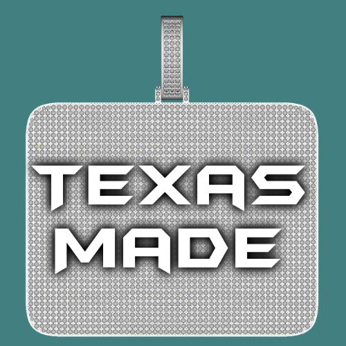 CUSTOM LETTER NECKLACE 3D BIG SQUARE
