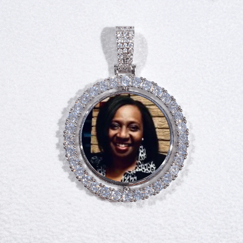 3D Spinning 2-Faced Custom Picture Pendant