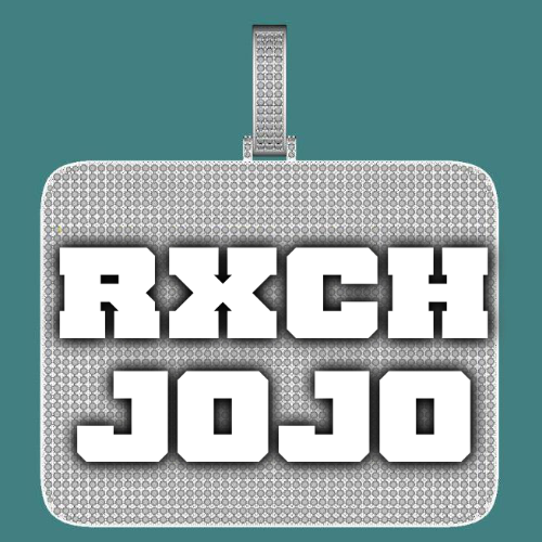 CUSTOM LETTER NECKLACE 3D BIG SQUARE