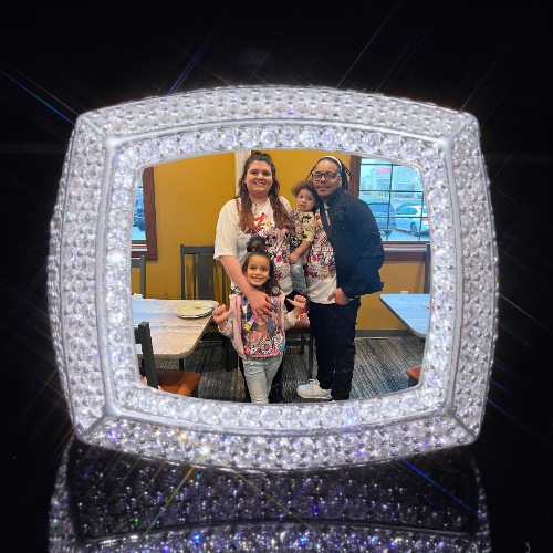 3D CUSTOM PICTURE ICED RING