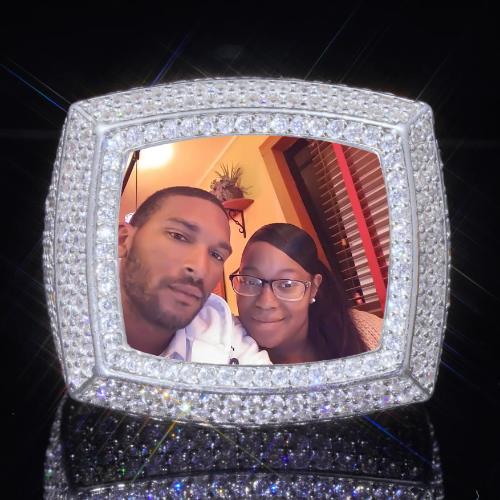 3D CUSTOM PICTURE ICED RING