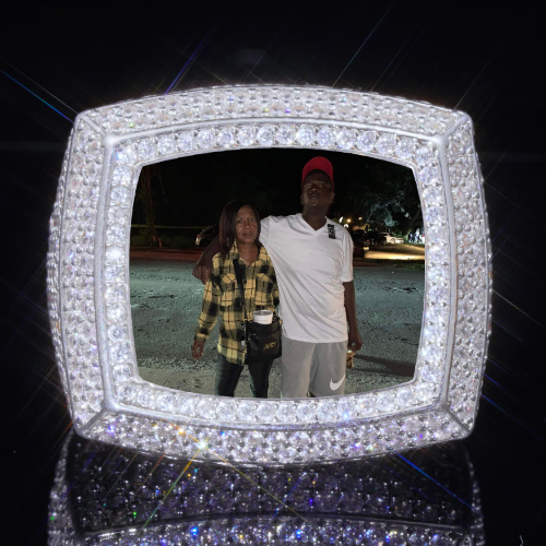 3D CUSTOM PICTURE ICED RING