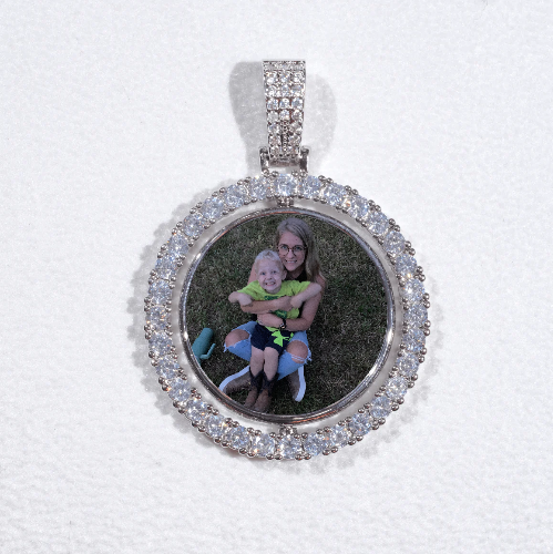 3D Spinning 2-Faced Custom Picture Pendant
