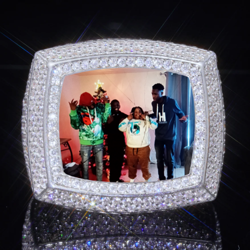 3D CUSTOM PICTURE ICED RING