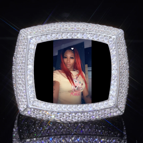3D CUSTOM PICTURE ICED RING