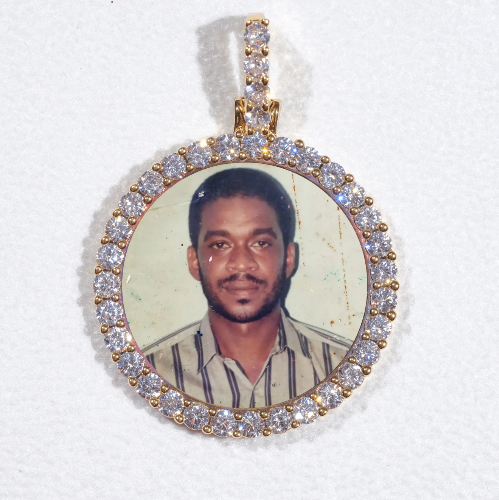3D CIRCLE CUSTOM PICTURE PENDANT SMALL SIZE