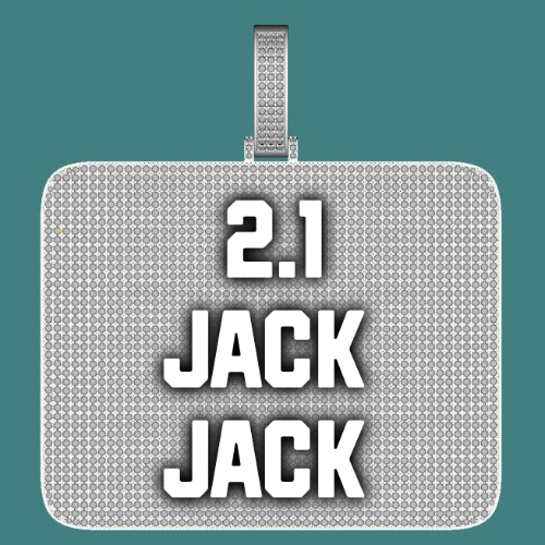 CUSTOM LETTER NECKLACE 3D BIG SQUARE