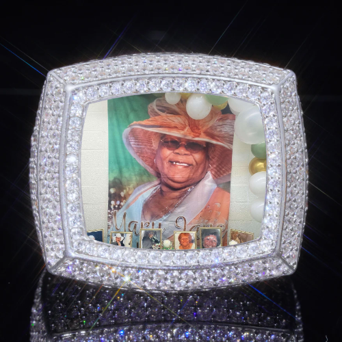 3D CUSTOM PICTURE ICED RING