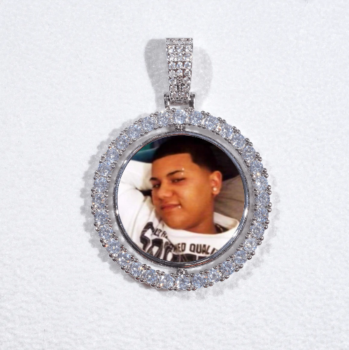 3D Spinning 2-Faced Custom Picture Pendant