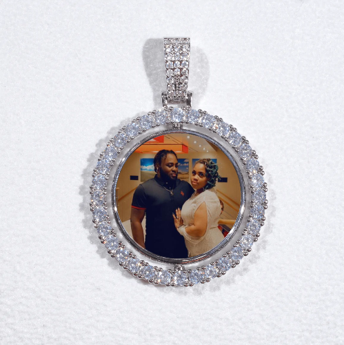 3D Spinning 2-Faced Custom Picture Pendant