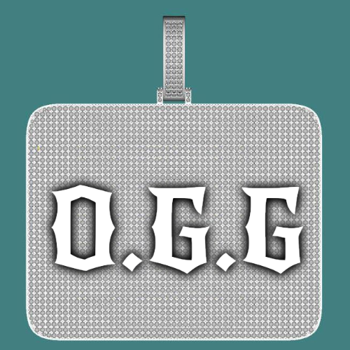 CUSTOM LETTER NECKLACE 3D BIG SQUARE