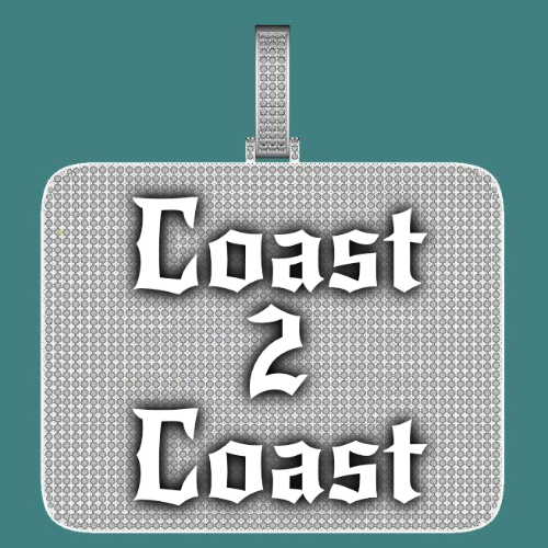 CUSTOM LETTER NECKLACE 3D BIG SQUARE