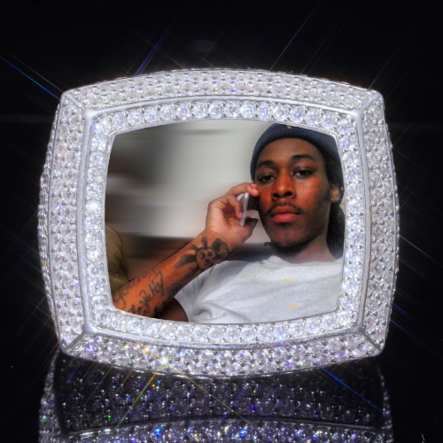 3D CUSTOM PICTURE ICED RING