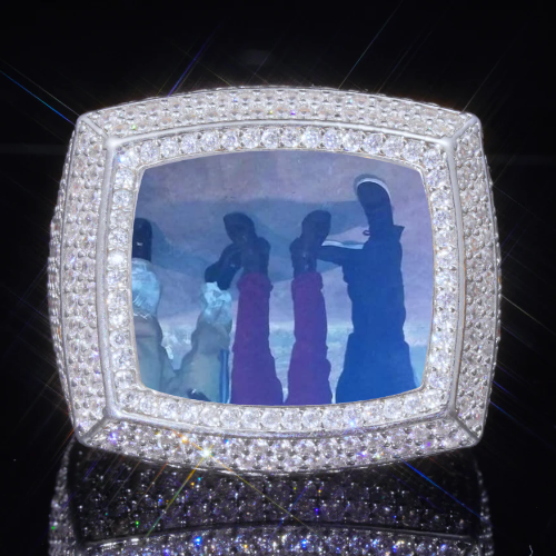 3D CUSTOM PICTURE ICED RING