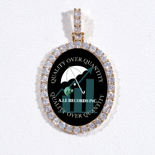 3D Oval Custom Picture Pendant