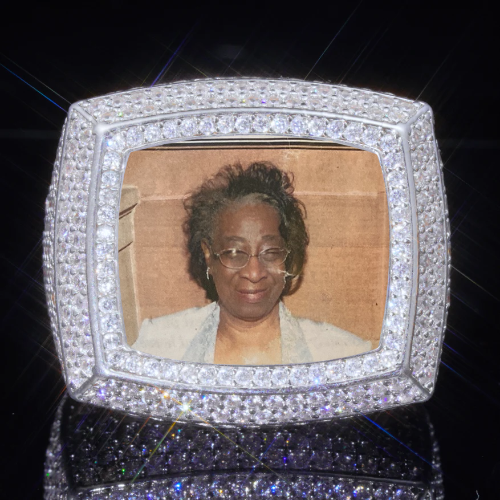3D CUSTOM PICTURE ICED RING