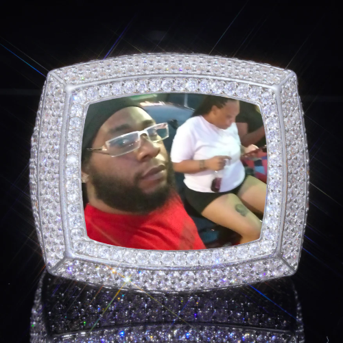 3D CUSTOM PICTURE ICED RING