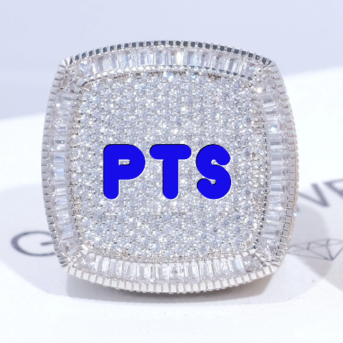 CUSTOM LETTER 3D ICED RING