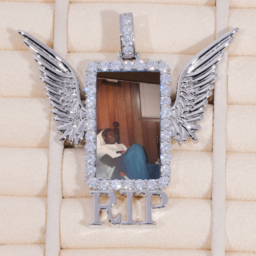 RIP WING 3D CUSTOM PICTURE PENDANT