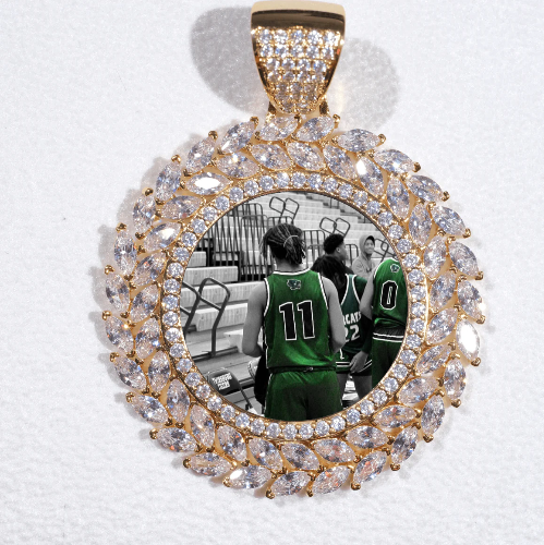 Large 3D Wheat Ear Custom Picture Pendant