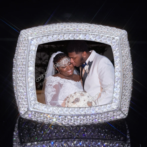 3D CUSTOM PICTURE ICED RING