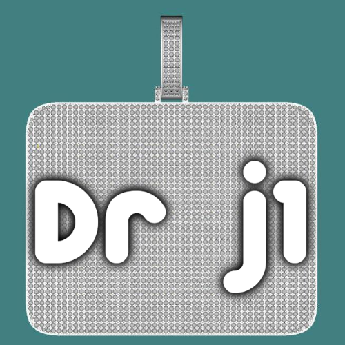 CUSTOM LETTER NECKLACE 3D BIG SQUARE