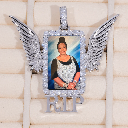 RIP WING 3D CUSTOM PICTURE PENDANT