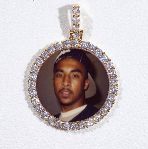 3D CIRCLE CUSTOM PICTURE PENDANT SMALL SIZE