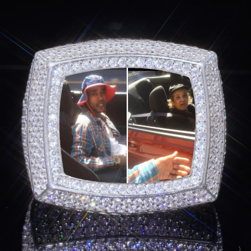 3D CUSTOM PICTURE ICED RING