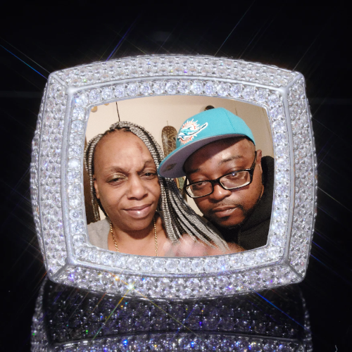 3D CUSTOM PICTURE ICED RING