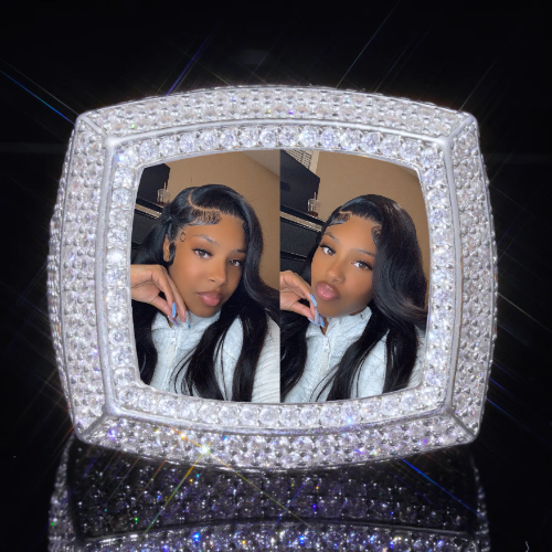 3D CUSTOM PICTURE ICED RING