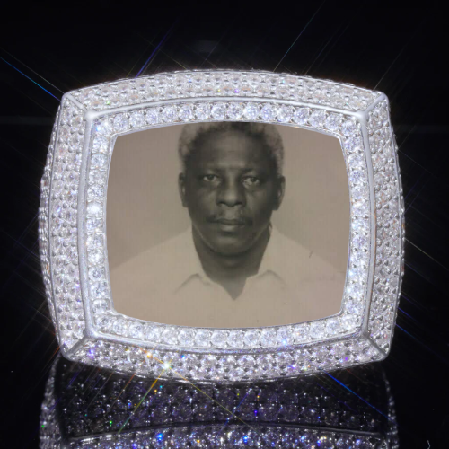 3D CUSTOM PICTURE ICED RING