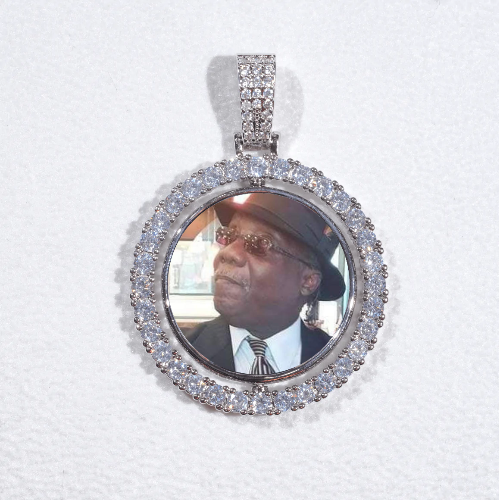 3D Spinning 2-Faced Custom Picture Pendant