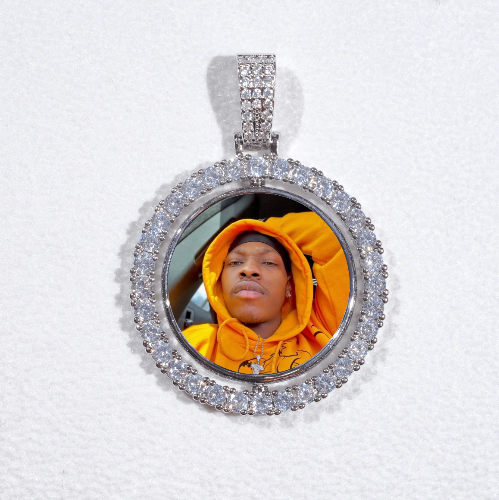 3D Spinning 2-Faced Custom Picture Pendant