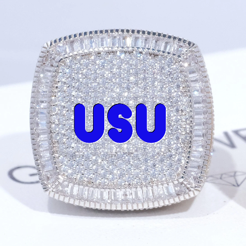 CUSTOM LETTER 3D ICED RING