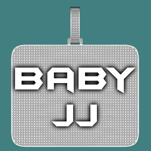CUSTOM LETTER NECKLACE 3D BIG SQUARE