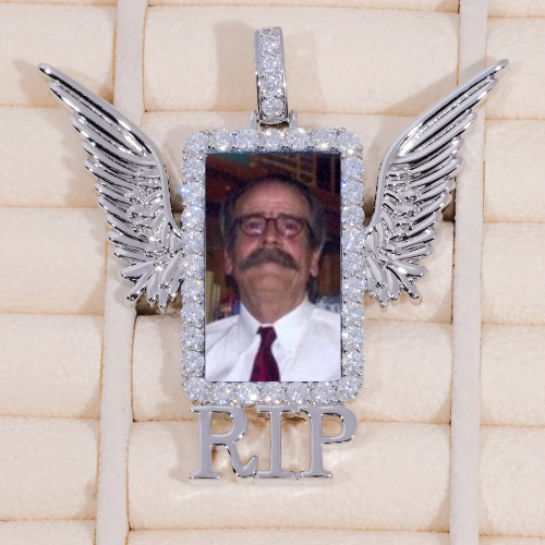 RIP WING 3D CUSTOM PICTURE PENDANT