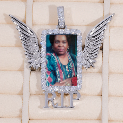 RIP WING 3D CUSTOM PICTURE PENDANT