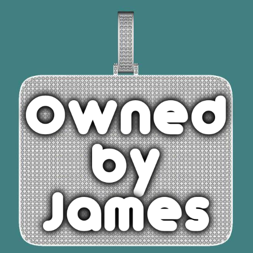 CUSTOM LETTER NECKLACE 3D BIG SQUARE
