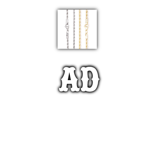 Custom Letters Freibeuter Font Necklace