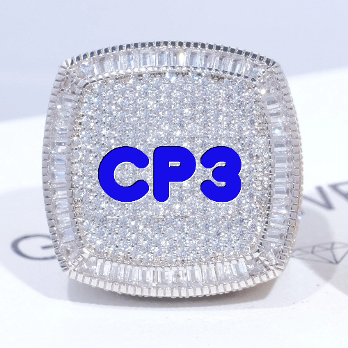 CUSTOM LETTER 3D ICED RING