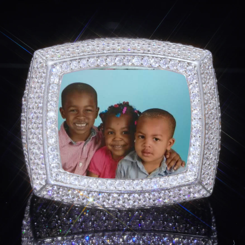 3D CUSTOM PICTURE ICED RING
