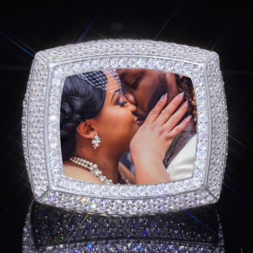 3D CUSTOM PICTURE ICED RING