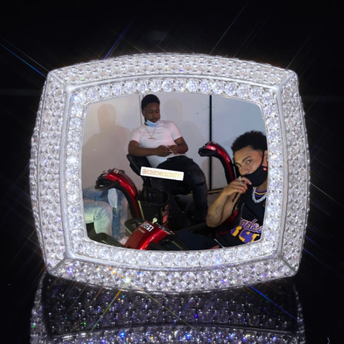 3D CUSTOM PICTURE ICED RING